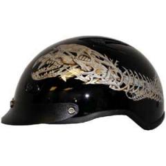 Helmets Inc. Vented Alien Half Helmet