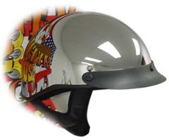 Chrome Shorty Helmet