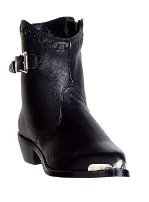 Womens Dingo Side Zip Boots Black