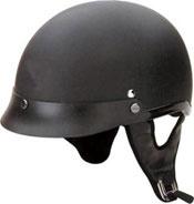 Flat Black Half Helmet