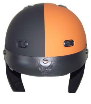 Matte Black/Orange Helmet