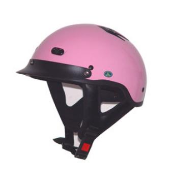 Vented Pink Half Helmet