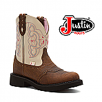 Women's Justin Gypsy Boots 8" BARNWOOD BROWN COWHIDE L9924