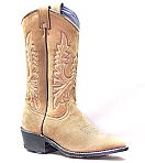 Womens Pink Leather Abilene Boot