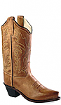 Old West Tan Cowboy Boot