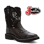 Women's Justin Gypsy Boots BLACK DEERCOW L9977