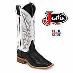 Women's Justin Bent Rail BLACK BURNISHED CALF BRL313