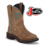 Women's Justin Gypsy Boots BARNWOOD BROWN COWHIDE L9607
