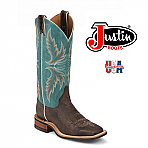 Women's Justin Bent Rail CHOCOLATE PUMA COWHIDE BRL335