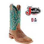 Women's Justin Bent Rail AMERICA BURNISHED TAN BRL317