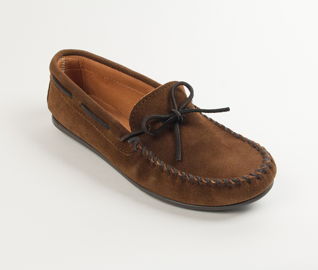 Men's Classic Moccasin Dusty Brown Suede