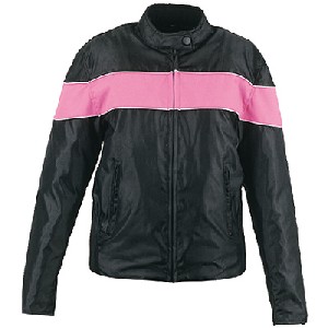 Black And Pink Nylon Jacket
