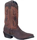 Mens Sage Two-Tone Brown Western Cowboy Boot