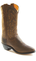 Old West Distressed Brown Mens Boot