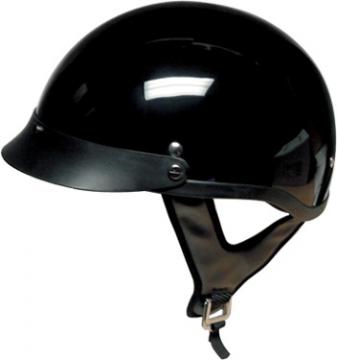 Gloss Black Half Helmet