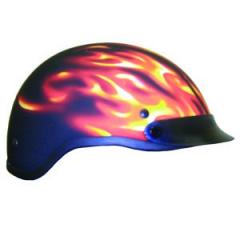 Matt Flame Helmet
