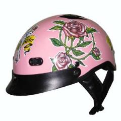 Helmets Inc. Pink Lady Rider Helmet
