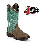 Women's Justin Gypsy Boots 12" BARNWOOD BROWN COWHIDE L2904