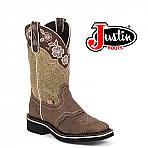 Women's Justin Gypsy Boots BARNWOOD BROWN COWHIDE L9951